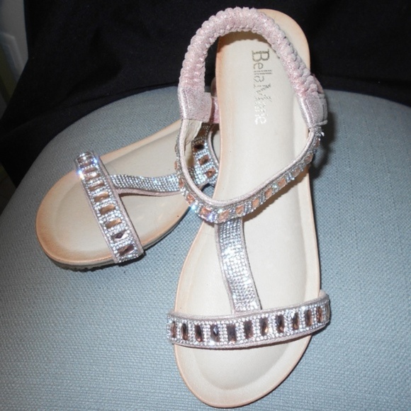 Bella Marie Shoes - BELLA MARIE JEWELED SANDLE